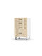 Modest Floor Cabinet Beige 50x48x82pcs