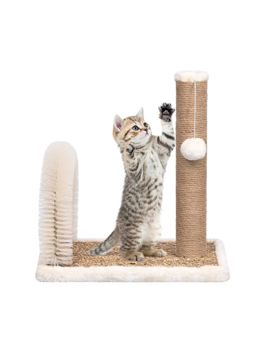 vidaXL Cat Scratching Post Cat Trees Brown 49x29x42cm.