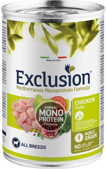 Exclusion Wet Food Dogs in Cans with Chicken 400gr