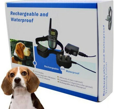 PetTrainer Ηλεκτρικό Κολάρο Εκπαίδευσης κατά του Γαβγίσματος με Εμβέλεια 300m