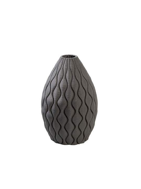 Espiel Decorative Vase Gray 19x19x28cm