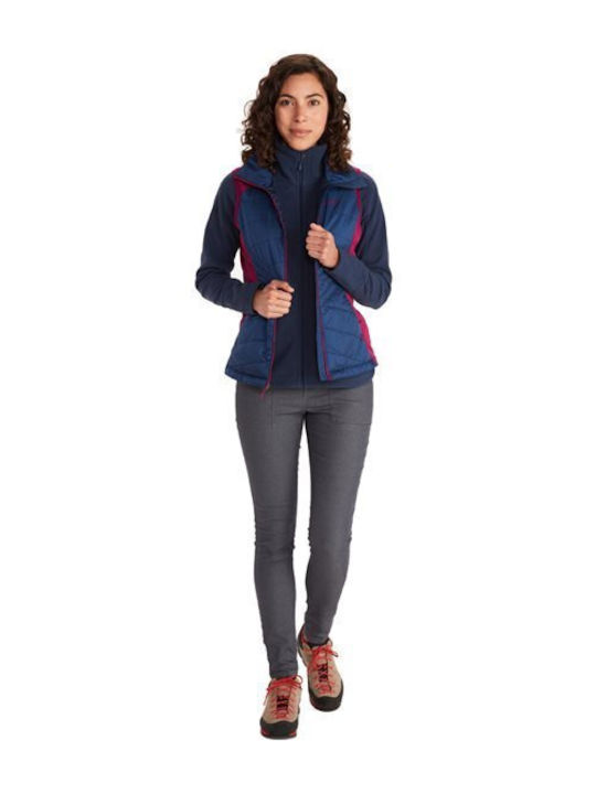 Sleeveless Winter Jacket Blue