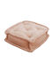 Fotolii Puf Bolster Impermeabil Biskuvi Roz 55x55x16cm