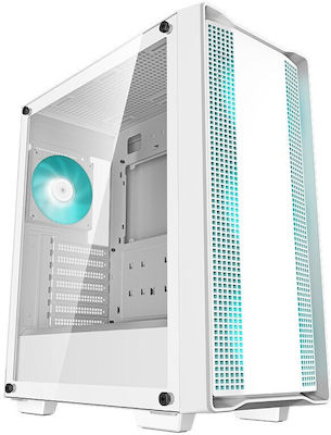 Deepcool CC560 v2 Gaming Midi Tower Computer Case with Window Panel White