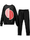 Kids Sweatpants Set Black 2pcs