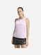 Adidas Damen Sportliches Bluse Ärmellos Schnell trocknend Pink