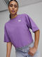 Puma Better Classics Damen Oversized T-shirt Lila