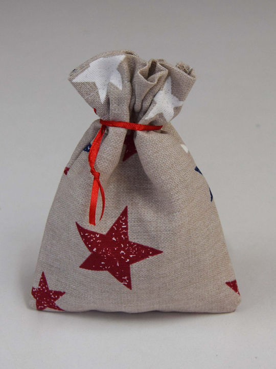 Decocraft Star Stoffbeutel Für Geschenk Hellbei...