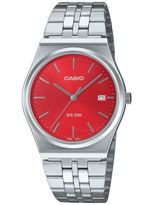 Casio Collection Women's Watch Chronograph with Silver Metal Bracelet