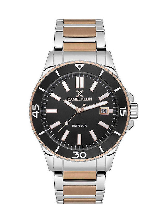 Daniel Klein Women's Watch 33mm Battery with Grey Metal Strap