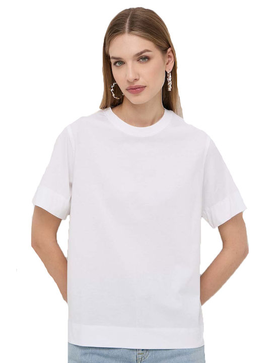 Hugo Boss Damen T-Shirt Weiß