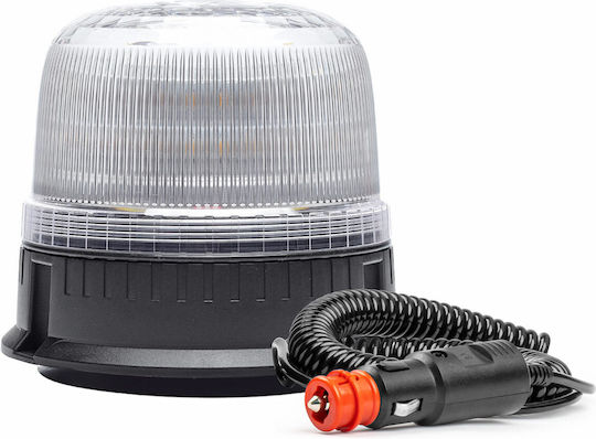 AMiO Car Beacon LED 12 / 24V 13.1cm with White / Orange Lighting