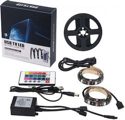 Αδιάβροχη Ταινία LED 5V Τηλεόρασης RGB 2x50cm