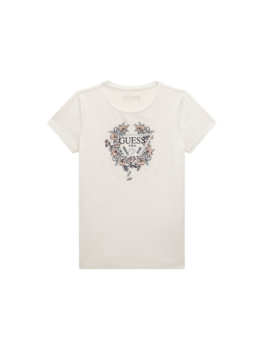 Guess Tricou pentru copii Alb