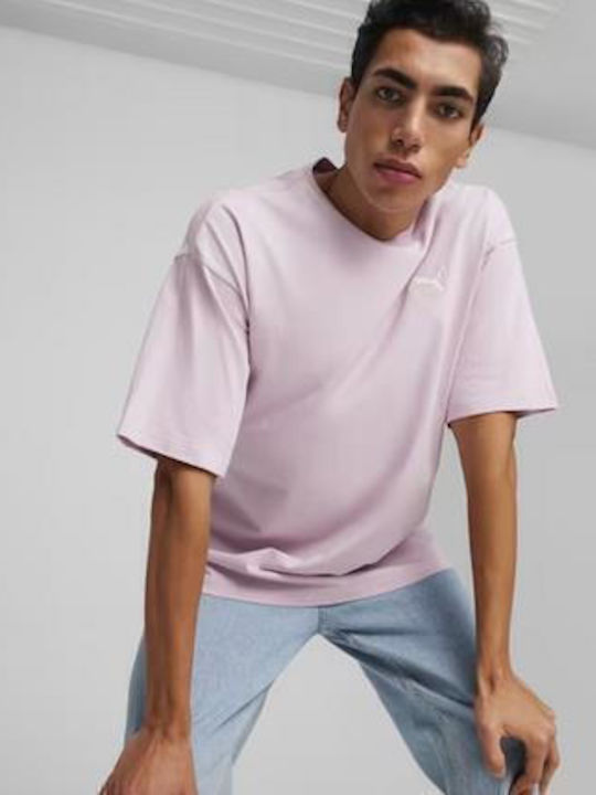 Puma T-shirt Bărbătesc cu Mânecă Scurtă Roz