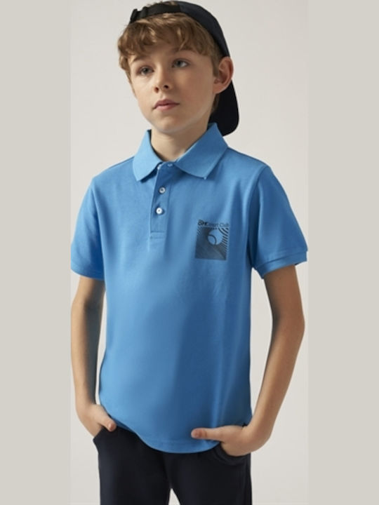 Kinderpolo Kurzarm Türkis