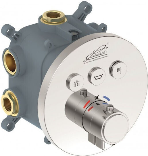 Inter Ceramic Mischpult Batterie Eingebaute Wasserhähne Für Dusche