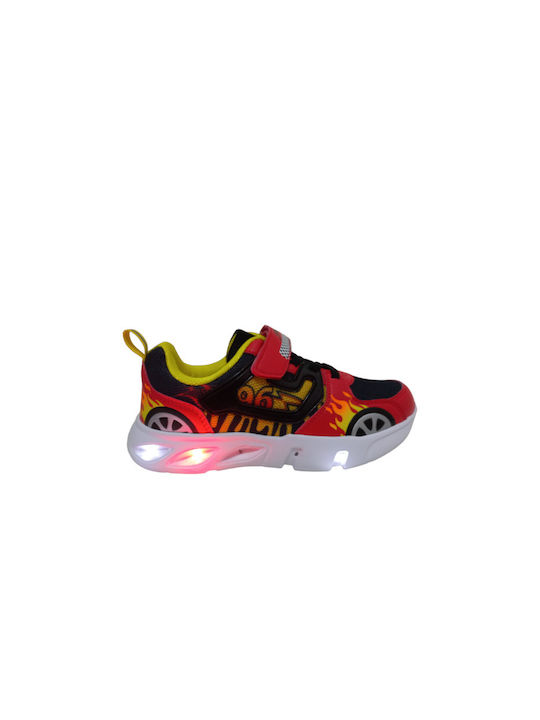 Goo Kids Sneakers with Lights Red