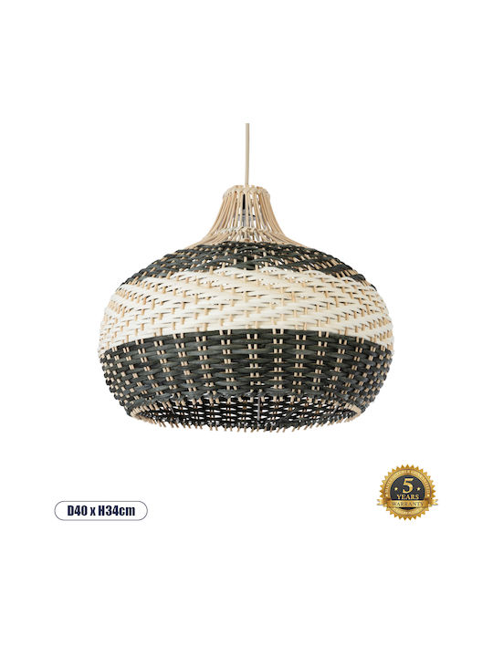 GloboStar Barbados Ceiling Light Beige Boho Gri...