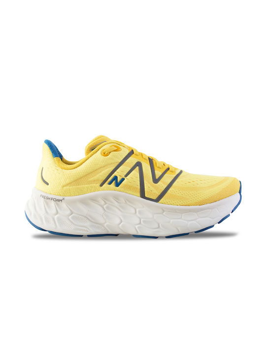 New Balance Fresh Foam X More V4 Ανδρικά Αθλητικά Παπούτσια Running Κιτρινο