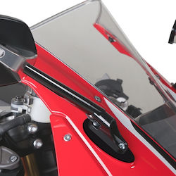 Barracuda Адаптери за мотоциклет за Honda Огнено острие / CBR 1000RR 2бр Черен