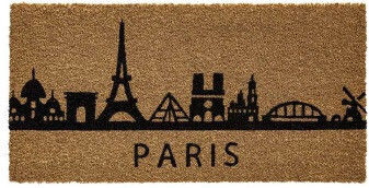 Hamat Doormat Paris Brown 40x80cm 1471408004 Brown