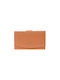 Lavor Δερμάτινο Γυναικείο Πορτοφόλι με RFID Πορτοκαλί