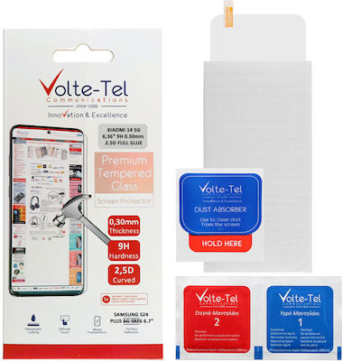 Volte-Tel 2.5D 0.3mm Full Glue Full Face Tempered Glass (Xiaomi 14 5G)