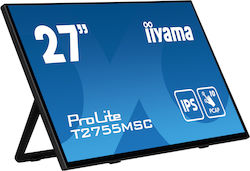 Iiyama ProLite T2755MSC-B1 IPS Touch Monitor portabil 27" FHD 1920x1080 cu Timp de Răspuns 5ms GTG