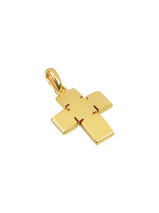 Herren Gold Kreuz 14K