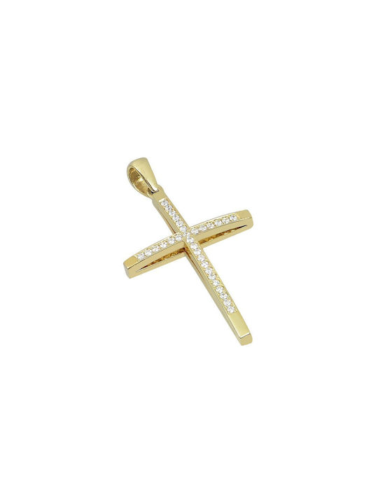 Femeiesc Aur Cruce 14K