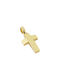 Herren Gold Kreuz 14K