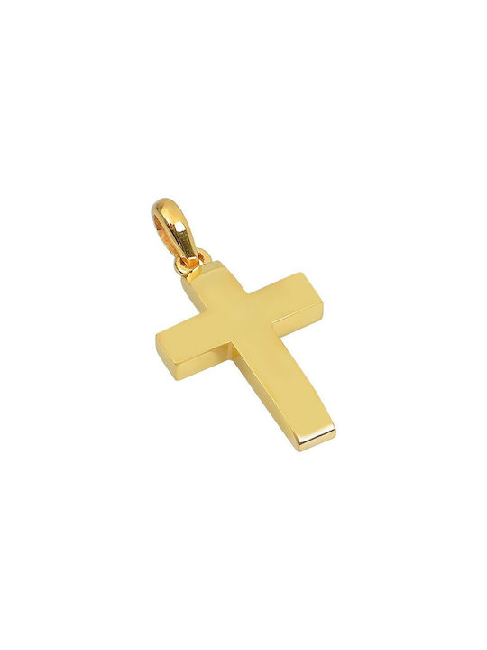 Herren Gold Kreuz 14K