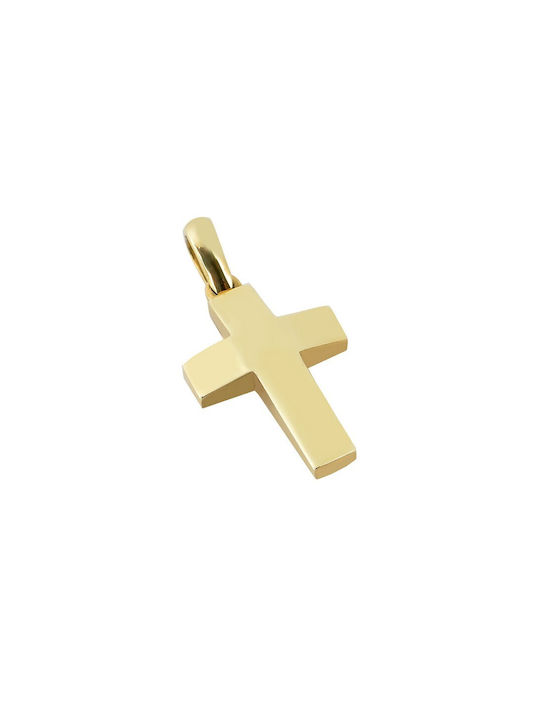 Herren Gold Kreuz 14K