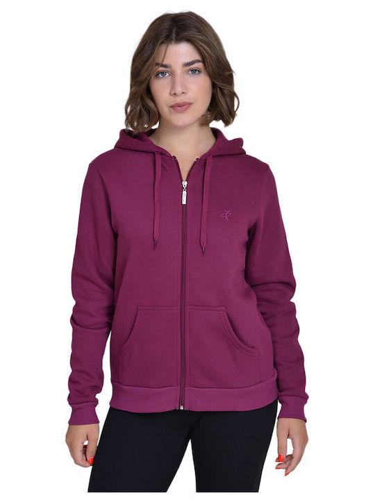 Target Jachetă Hanorac pentru Femei Cu glugă Fuchsia