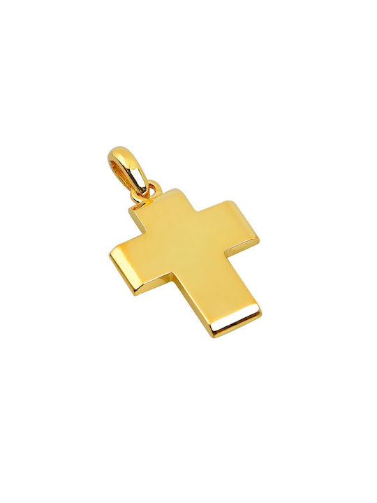 Herren Gold Kreuz 14K