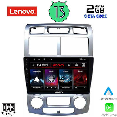 Lenovo Car-Audiosystem für Kia Sportage 2004-2010 mit Klima (Bluetooth/USB/WiFi/GPS/Apple-Carplay/Android-Auto) mit Touchscreen 9"