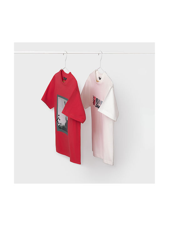 Mayoral Kids' T-shirt red