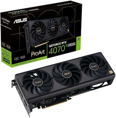 Asus GeForce RTX 4070 Ti Super 16GB GDDR6X ProArt OC Placă Grafică