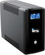 IPS IPS-UPS 1200VA Line-Interactive 720W με 3 Schuko Πρίζες