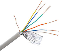 Bridgecable Καλώδιο Συναγερμού με Διατομή 6x0.22mm²