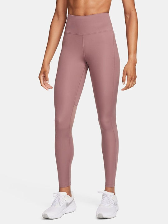 Nike Dri-Fit Epic Running Γυναικείο Κολάν Ροζ