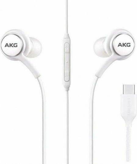 Samsung Eo-ig955 In-ear Handsfree Ακουστικά με Βύσμα USB-C Λευκό
