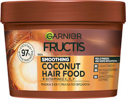Garnier Fructis Smoothing Coconut Hair Food Μάσκα Μαλλιών 400ml Garnier Fructis Smoothing Coconut Hair Food Μάσκα Μαλλιών 400ml