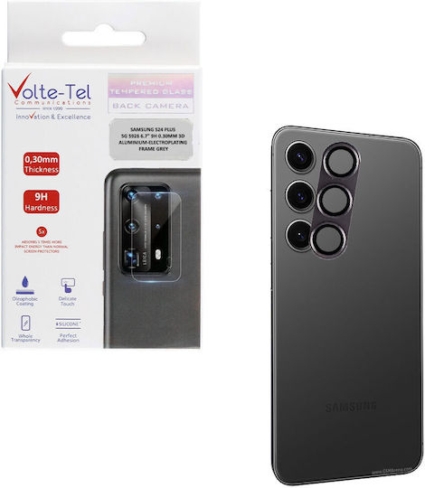 Volte-Tel Glass Cover Camera Protection Tempered Glass Gray for the Samsung S24 Plus 5G S926 8353178