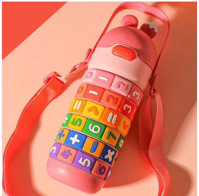 Kids Water Bottle Pink 430ml