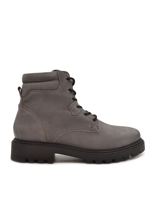 Jeep Footwear Piele Negru Ghete barbati Anatomic JM42191A-062