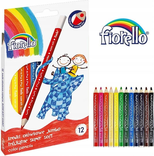Fiorello Ξυλομπογιές Σετ 12 χρώματα