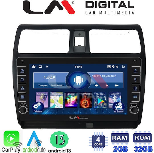 LM Digital Ηχοσύστημα Αυτοκινήτου για Suzuki Swift 2005 > 2010 (Bluetooth/USB/WiFi/GPS/Apple-Carplay/Android-Auto)