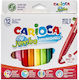 Carioca Drawing Markers Thick Set 12 Colors